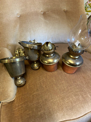 Set brass oil kerosene - set, oil/kerosene
