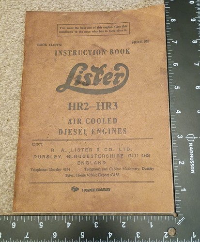 Vintage instruction book - instruction,