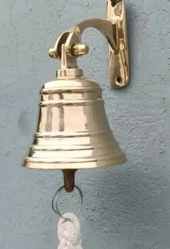 Brass bell nautical - 4'',