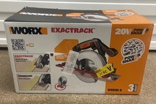 WORX Powershare Cordless Circular Saw EXACTRACK 20V 165mm x1 2.0Ah Battery WX530