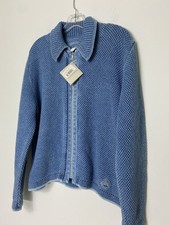 NWT Blue Willis Full Zip Knit