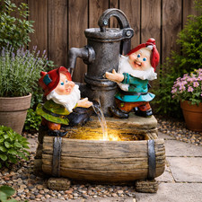 Gnome Water Fountain LED Light