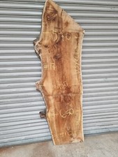 LIVE EDGE OAK SLAB KILN DRIED HARDWOOD RESIN TABLE  2060x510650-50MM THICK