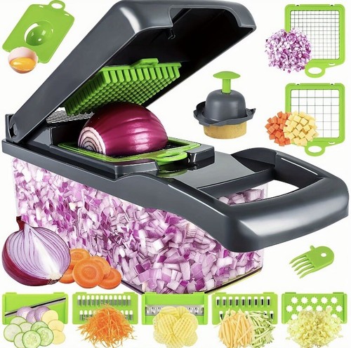 Vegetable and fruit chopper - and,