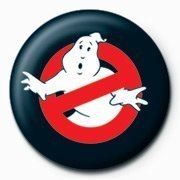 Ghostbusters badge logo - logo, black
