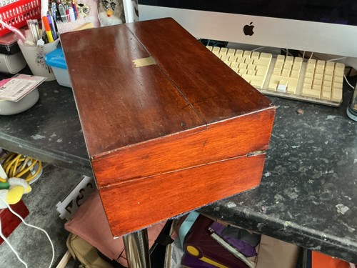 Antique writing slope - slope, and