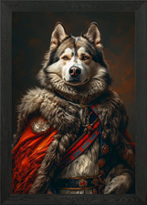 Siberian Husky General Framed