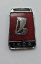 Vintage enamel Lada Logo fob