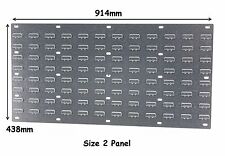 NEW Steel Louvre Wall Panel for Plastic Parts Storage Bins 438 x 914mm Free P&P