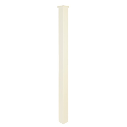 Plain square stair newel post - stair,
