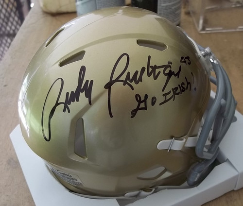Rudy ruettiger autograph - ruettiger,