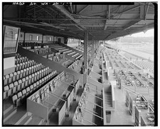 9. Grandstand seating aisles