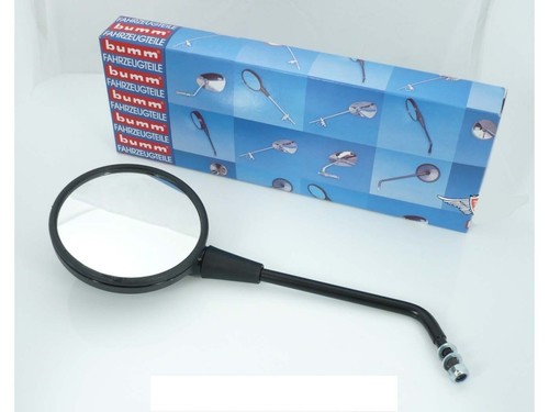 Mirror bumm round black - , for
