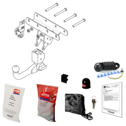 Witter towbar for jeep - witter,