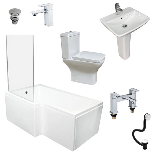Complete bathroom suite - bathroom,