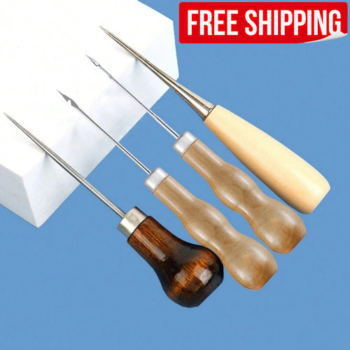 2pcs leather sewing - 2pcs, awl