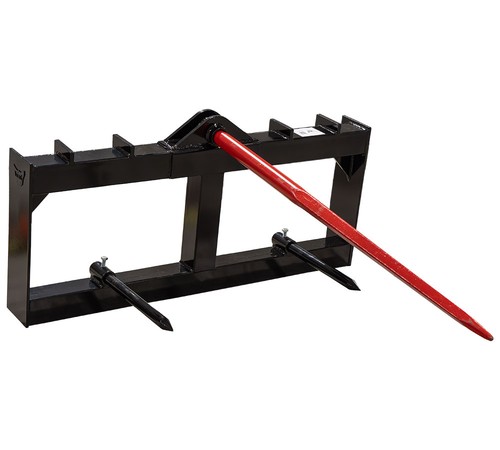 Hay spear quick attachment - hay,