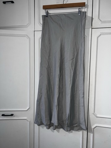 Ladies silver maxi - ladies, satin