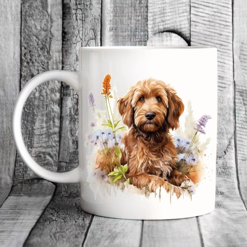 Labradoodle dog mug - mug,