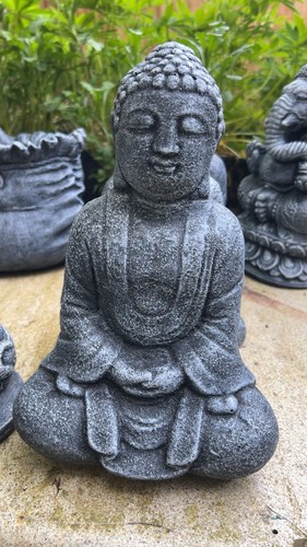 Buddha solid concrete statue - solid,