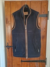 Schoffel Oakham Navy  Gilet Men's / Boys Label Size UK 34 Medium Fleece 40 Chest