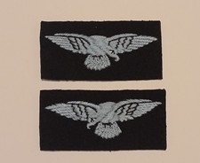 Pair Pre-WW2 & Early WW2 Royal Air Force RAF Other Ranks Shoulder Eagles - Mint