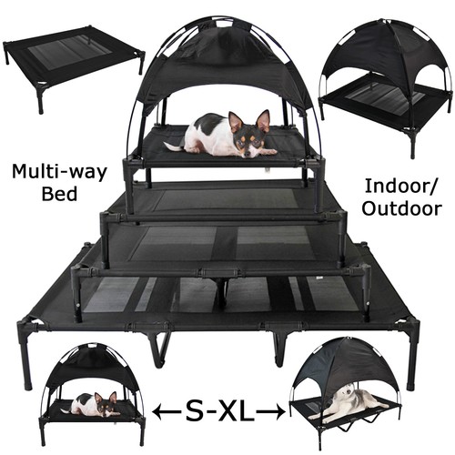 Elevated dog bed pet mesh - dog,