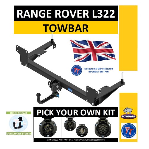 Detachable towbar for - towbar, range
