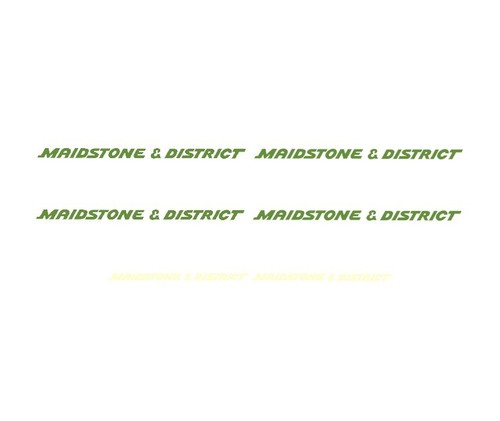 Maidstone district set 1 76 - set, 1/76