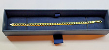 Mens 9ct Gold Curb Bracelet
