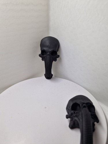 Giger style skull door - hr,