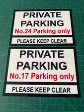 Custom PRIVATE PARKING