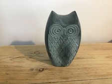 Vintage Detailed Soapstone Owl