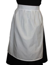 Victorian White Maids Apron