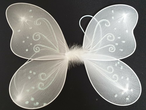 New white glitter - white,