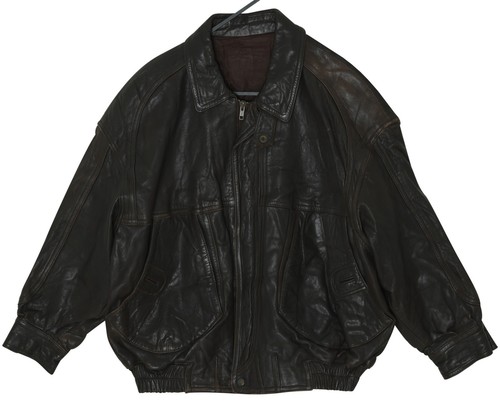 1980s 1990s leather bomber - 1980s–1990s,