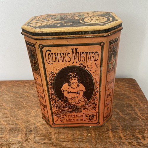 Colman mustard tin made in - colman's,