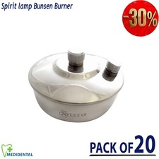 Spirit Lamp Bunsen Burner Dental Lab Jewelers Alcohol Bunsen Burner Pack Of 20