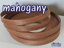 Iron on Edging Pre Glued Real Wood Mahogany Veneer Edge Banding 22mm 40 mm 50mm