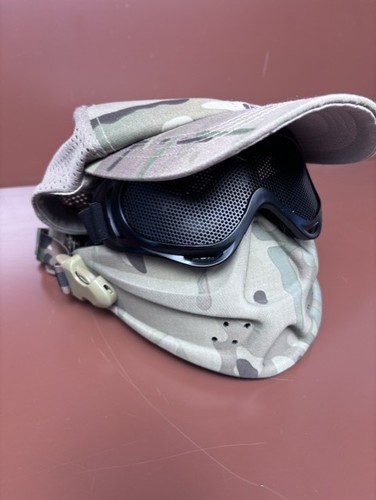 Airsoft camo face mask hat - camo,