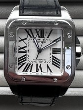 Cartier Santos Silver Men's
