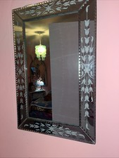 Venetian Etched Mirror