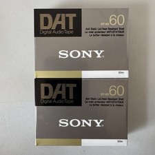 2x SONY DAT DT-60 Minutes