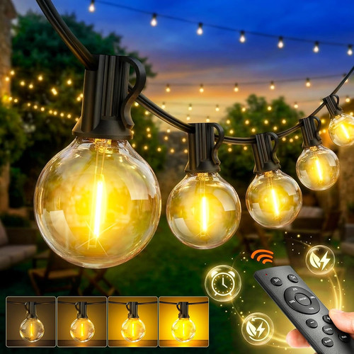 Outdoor string lights mains - outdoor,