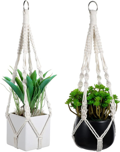 Nogeqi pack macrame plant - 2,