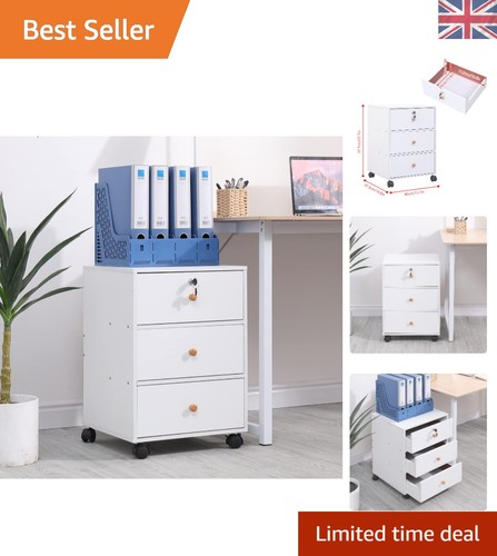 Lockable wooden file - file, cabinet