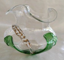 Vintage Clear Art Glass Vase