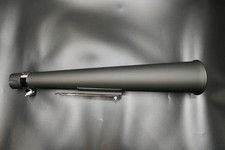Vintage Megaphone Exhaust Silencer – Matte Black / Chrome Finish