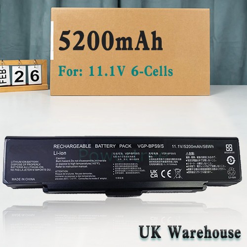Battery vgp bpl9 - vgp-bpl9, sony