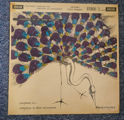 Stravinsky symphony c - lp, in